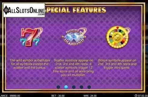 Feature screen 1. Golden Vegas from 7mojos