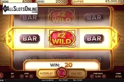 Win Screen. Grand Spinn Superpot from NetEnt
