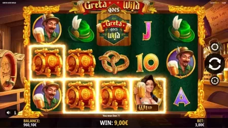 Greta Goes Wild slot screenshot 3