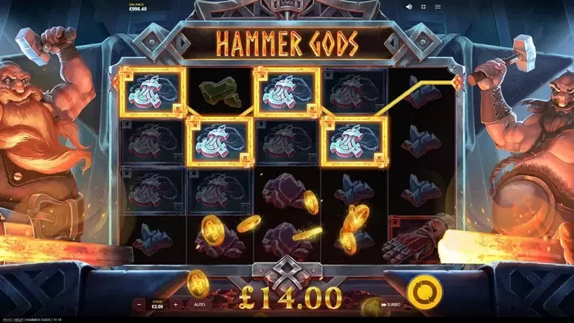 Hammer Gods slot screenshot 3