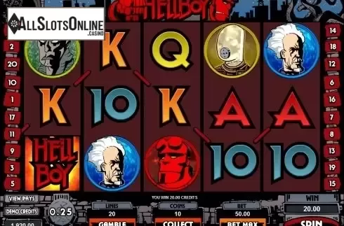 Screen6. Hellboy from Microgaming