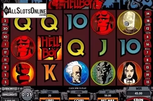 Screen5. Hellboy from Microgaming