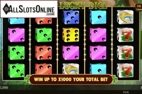 Reel Screen. Irish Lucky Dice from Spinomenal