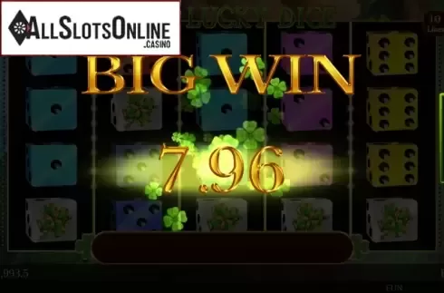 Big Win. Irish Lucky Dice from Spinomenal