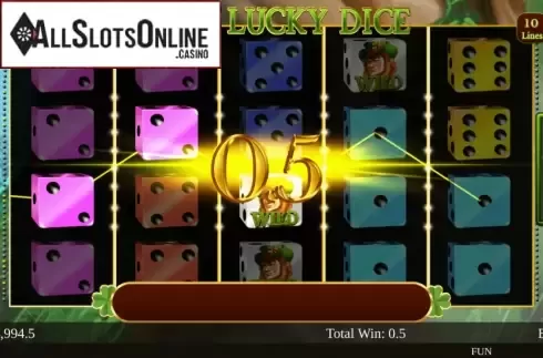 Win Screen 2. Irish Lucky Dice from Spinomenal