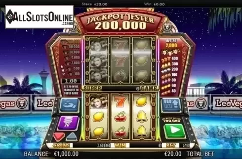 Reel Screen. Jackpot Jester 200000 from NextGen