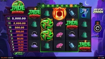 Jade Shuriken slot screenshot 2