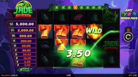 Jade Shuriken slot screenshot 3