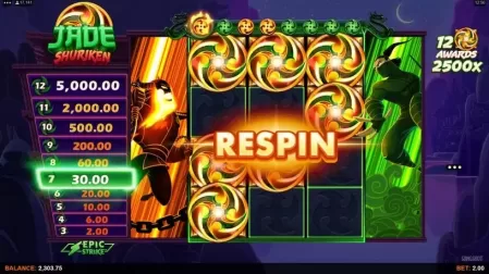 Jade Shuriken slot screenshot 5