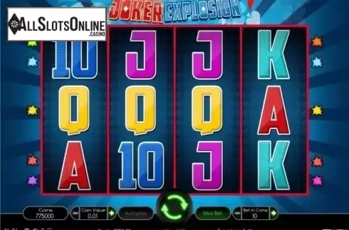 Reel Screen. Joker Explosion from Wazdan