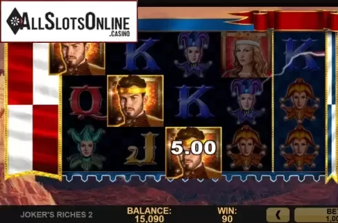 Win Screen. Jokers Riches 2 from High 5 Games
