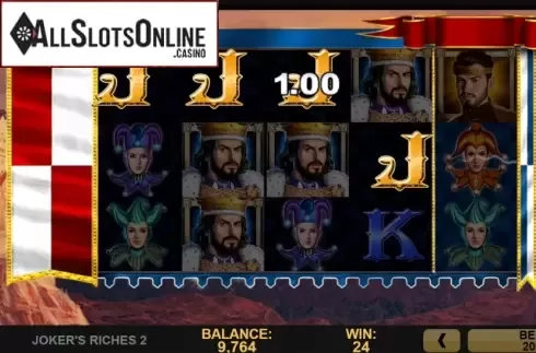Win Screen 2. Jokers Riches 2 from High 5 Games