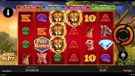 King Blitz slot screenshot 1