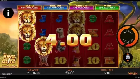 King Blitz slot screenshot 3