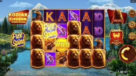 Kodiak Kingdom slot screenshot 1