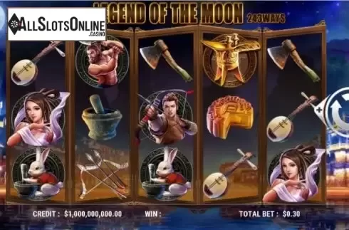 Reel Screen. Legend of the Moon from Slot Factory