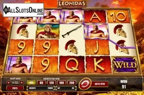 Screen 1. Leonidas from Incredible Technologies