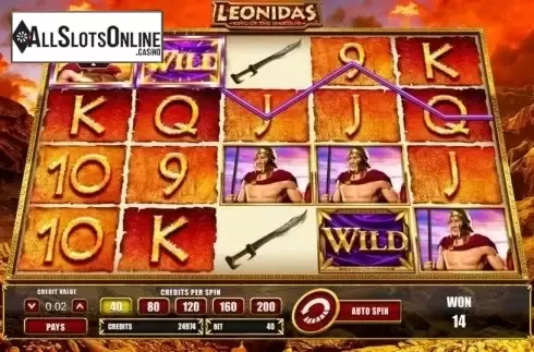 Screen 2. Leonidas from Incredible Technologies