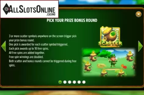 Features. Leprechaun's Loot (NetGaming) from NetGaming