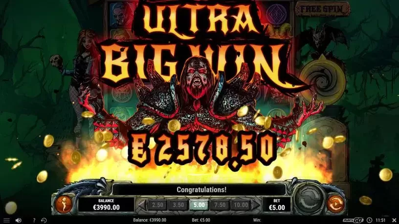 Lordi Reel Monsters slot screenshot 11