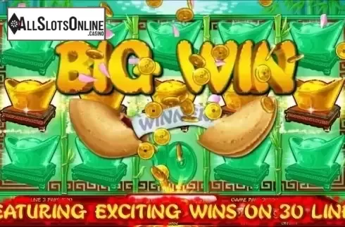 Big win screen. Lotus Panda from Incredible Technologies