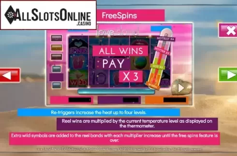 Paytable 3. Love Island™ (Storm Gaming) from Storm Gaming