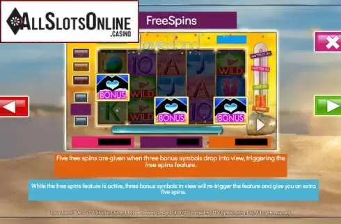 Paytable 2. Love Island™ (Storm Gaming) from Storm Gaming
