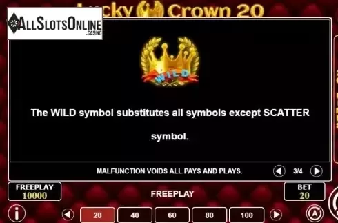 Wild Symbol Screen