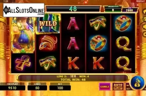 Win Screen 2. Lucky Egypt from Amatic Industries