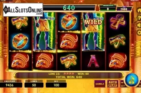 Win Screen 4. Lucky Egypt from Amatic Industries