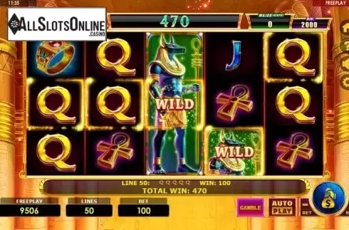 Win Screen 3. Lucky Egypt from Amatic Industries