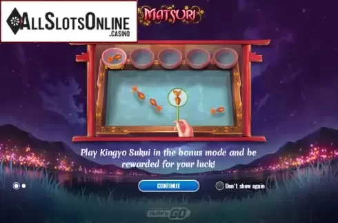 Screen 1. Matsuri (Play'n Go) from Play'n Go