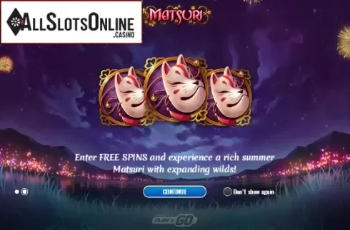 Screen 2. Matsuri (Play'n Go) from Play'n Go
