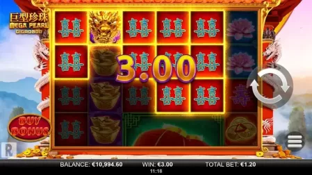 Mega Pearl Gigablox slot screenshot 2