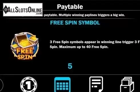 Paytable 2. Mermaid Treasure from Triple Profits Games
