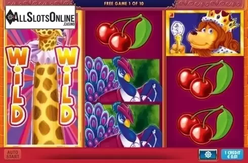 Wild Win screen. Mighty & Frooty HD from Merkur