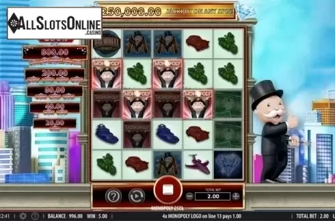 Win. Monopoly 250k from SG