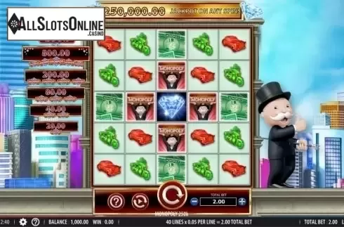 Reel Screen. Monopoly 250k from SG