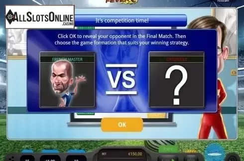 Free spins intro screen. Mundial Fever from Oryx