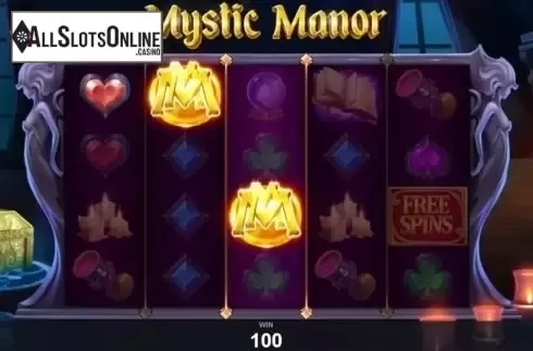 Win Screen. Mystic Manor from Pariplay