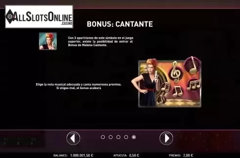 Bonus game screen 4