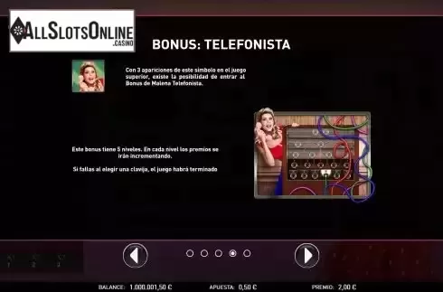 Bonus game screen 3