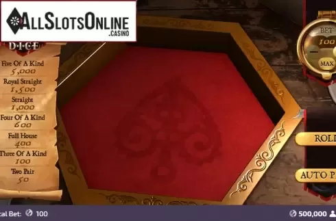 Reel Screen. Pirate Dice from FunFair