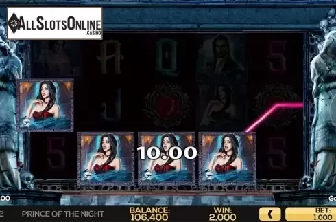 Game workflow  3. Prince of the Night from High 5 Games