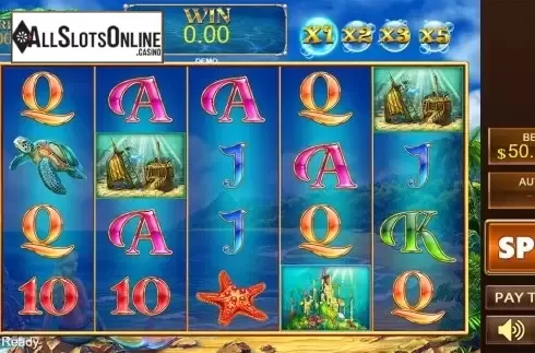 Reels screen. Princess Mermaid from PlayStar