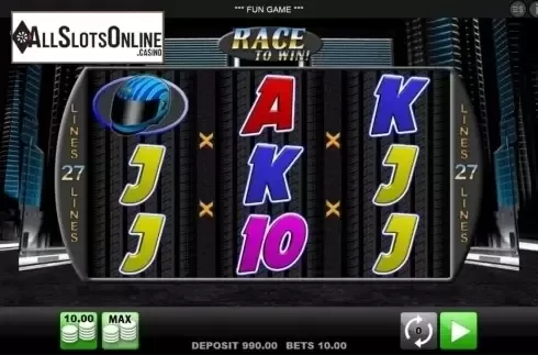 Reels screen. Race to Win from edict