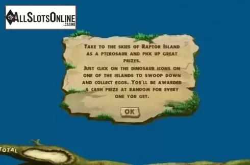 Bonus Game. Raptor Island from Bwin.Party
