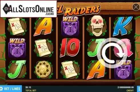 Reel screen. Reel Raiders from Slot Factory