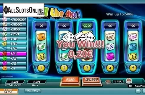 Screen 1. Roll the Dice (NeoGames) from NeoGames