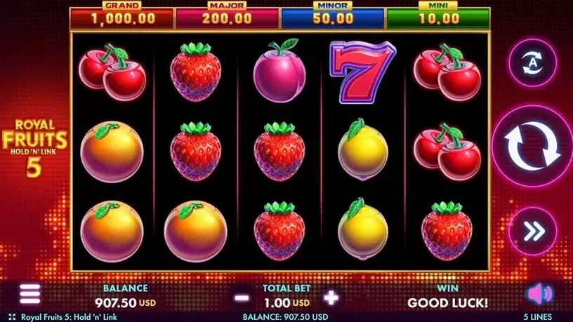 Royal Fruits 5 slot screenshot 1
